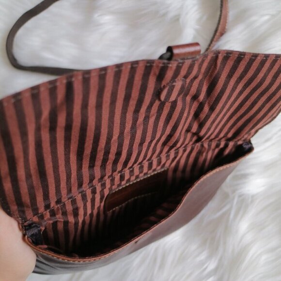 NWT Jack Georges Voyager Brown Floral Genuine Leather Wallet Purse Boho - Picture 6 of 9